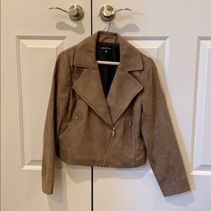 JCrew Mercantile XS brown suede jacket
